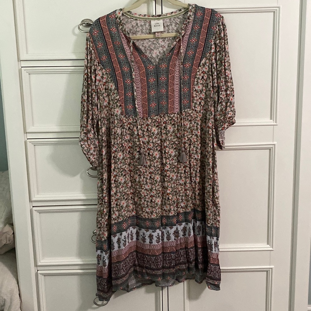 Knox Rose Boho Floral Dress
